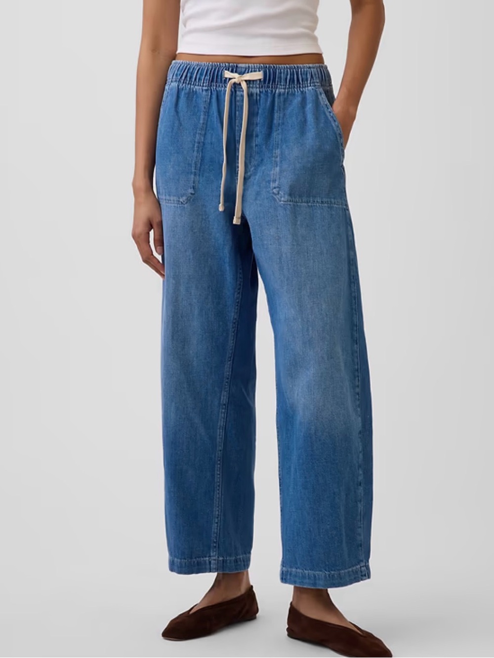 Gap High Rise Easy Barrel Jeans